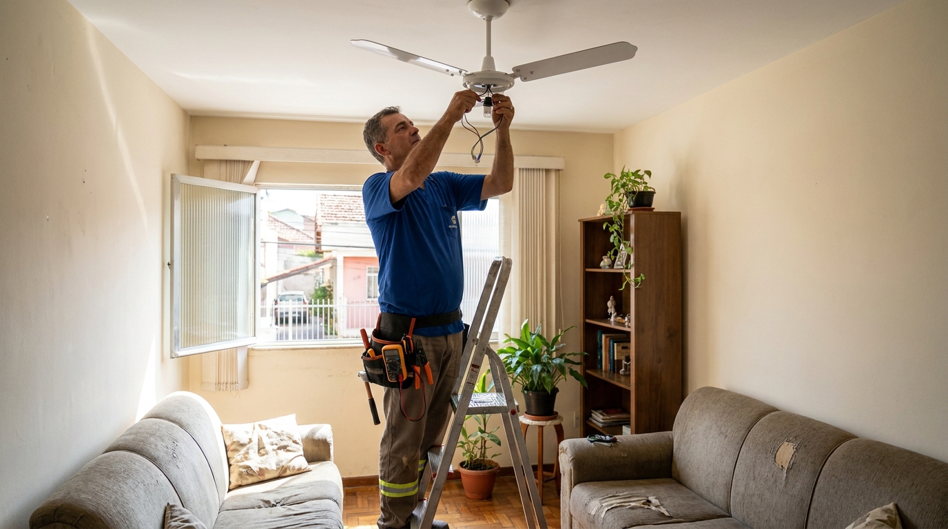Montagem de Ventilador em Cuiabá‑MT
